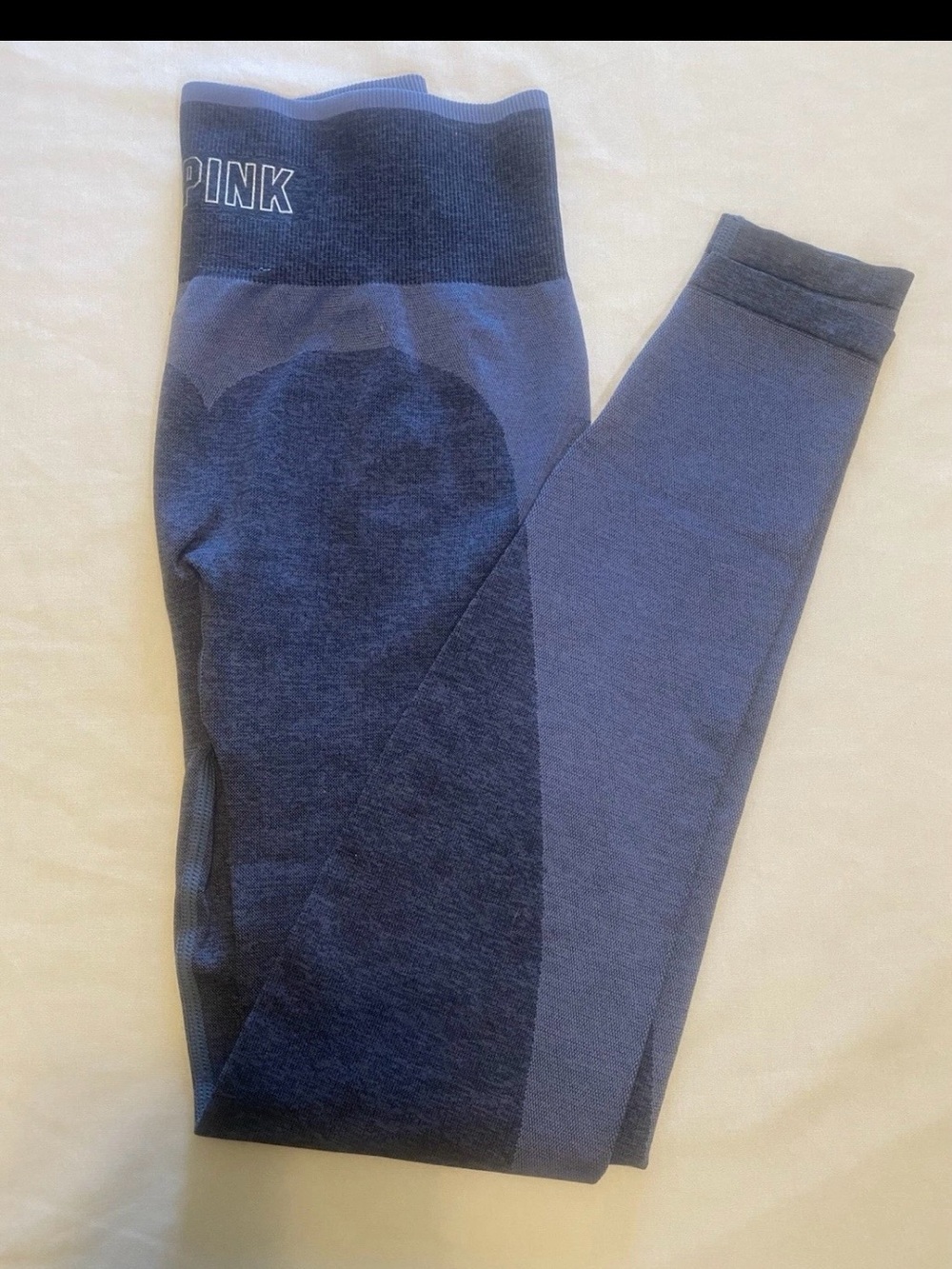 PINK By Victoria's Secret Women's Active Seamless Legging Two-tone Blue Size Xs